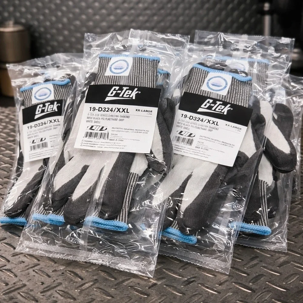(12) Pairs PIP G-Tek 19-D324/XXL Eco Series Gloves ***READ‎ DESCRIPTION ** #911